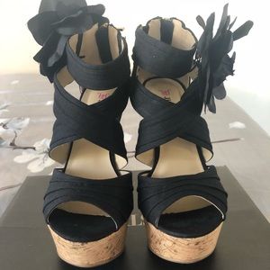 Wedge platform sandals